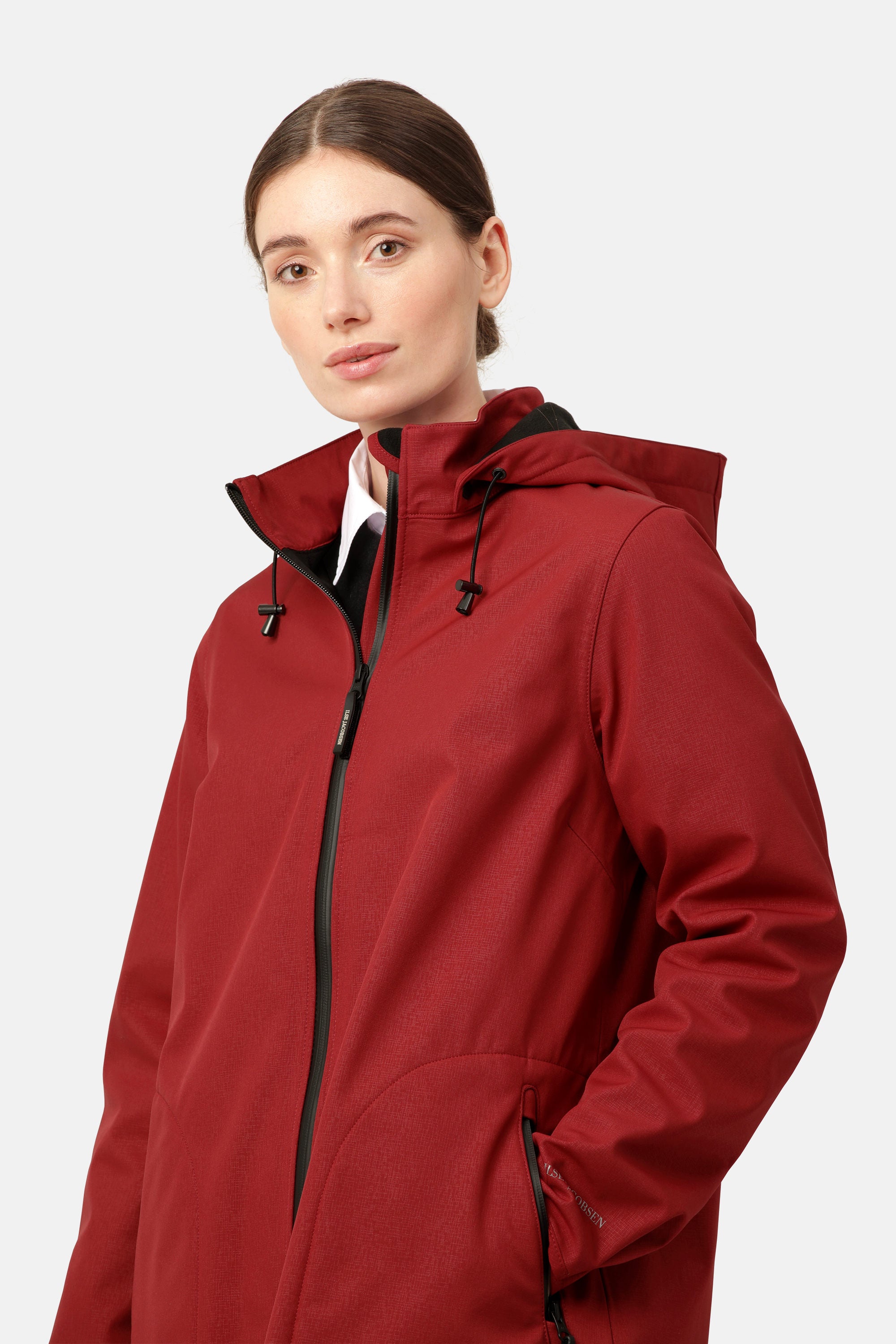 Softshell Regnjakke A-form - Rhubarb